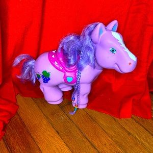 🍇Vintage my little pony purple grape pony 🍇